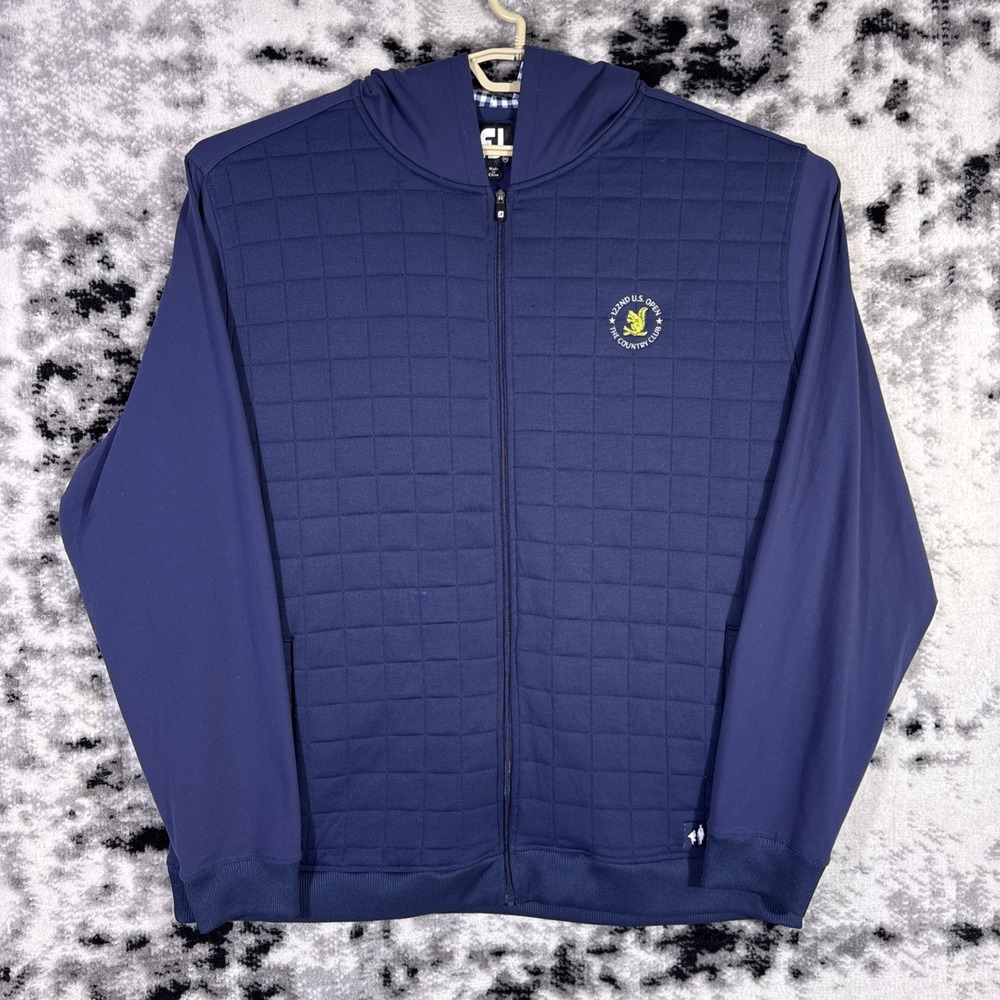 Footjoy 122nd US Open Country Club Jacket Mens 2XL Navy Blue Full Zip Golf